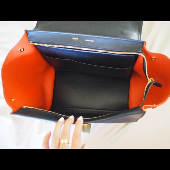 Celine Trapeze Tri-color Medium Tote - Picture 2 of 8